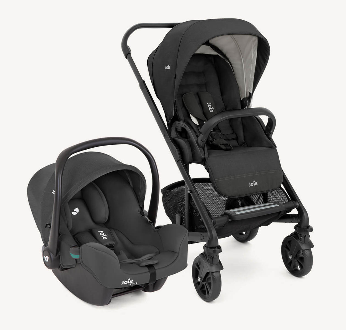 Le duo chrome™ La poussette 3 en 1 réversible par l'assise qui se combine avec une coque - 1