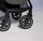 mydrift™ poussette de voyage à roues pivotantes 360° - 1